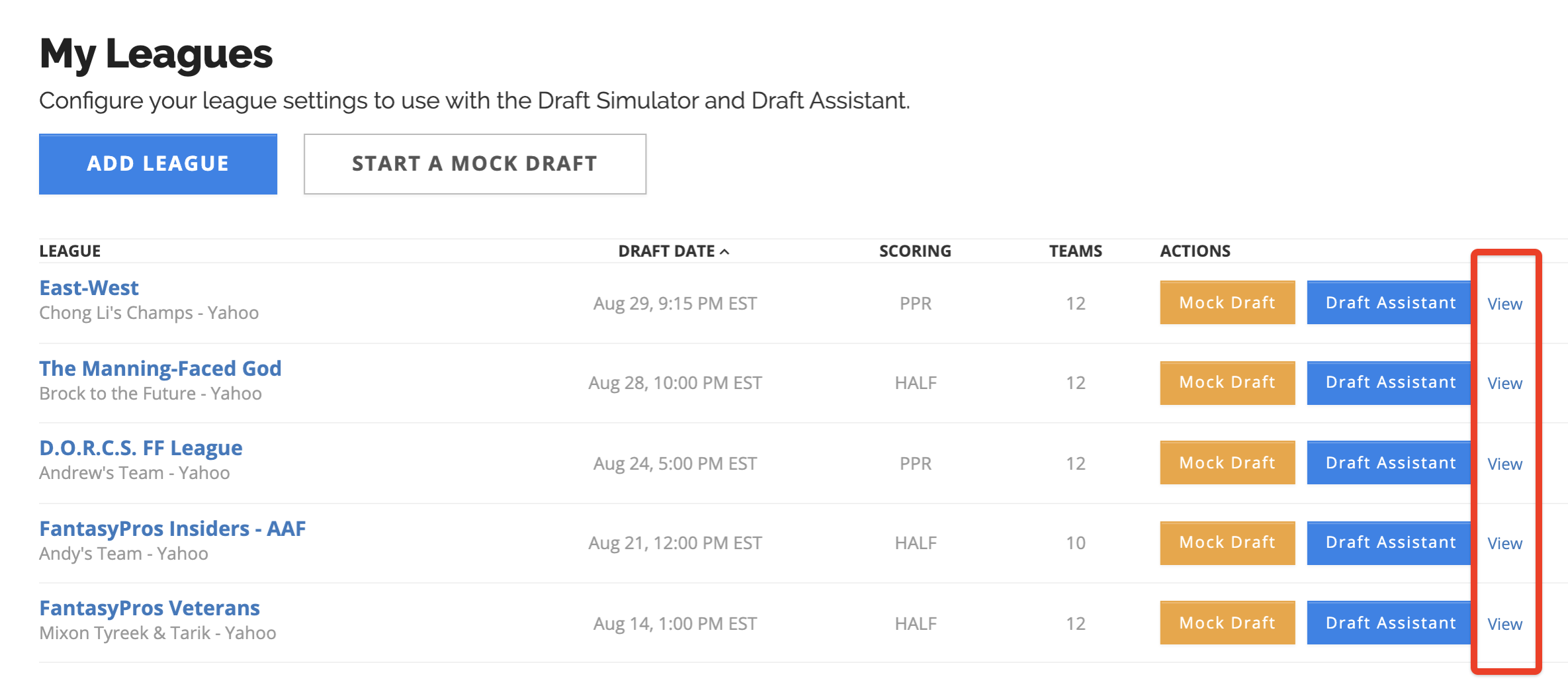 Yahoo Fantasy Sports has updated our live draft experience with