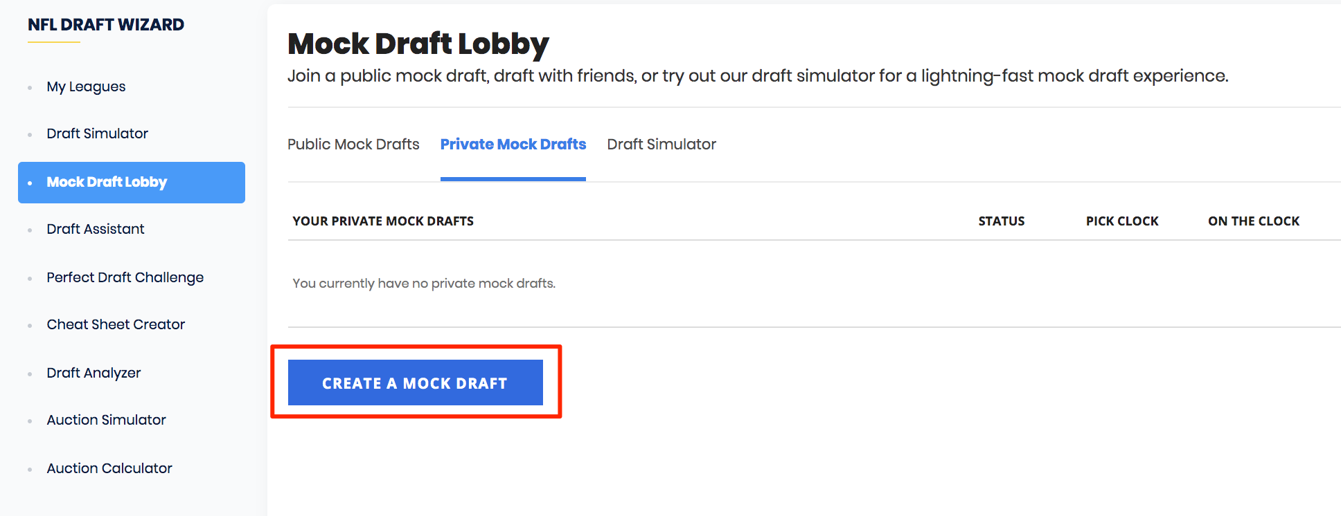 How do I set up a private mock draft? – FantasyPros