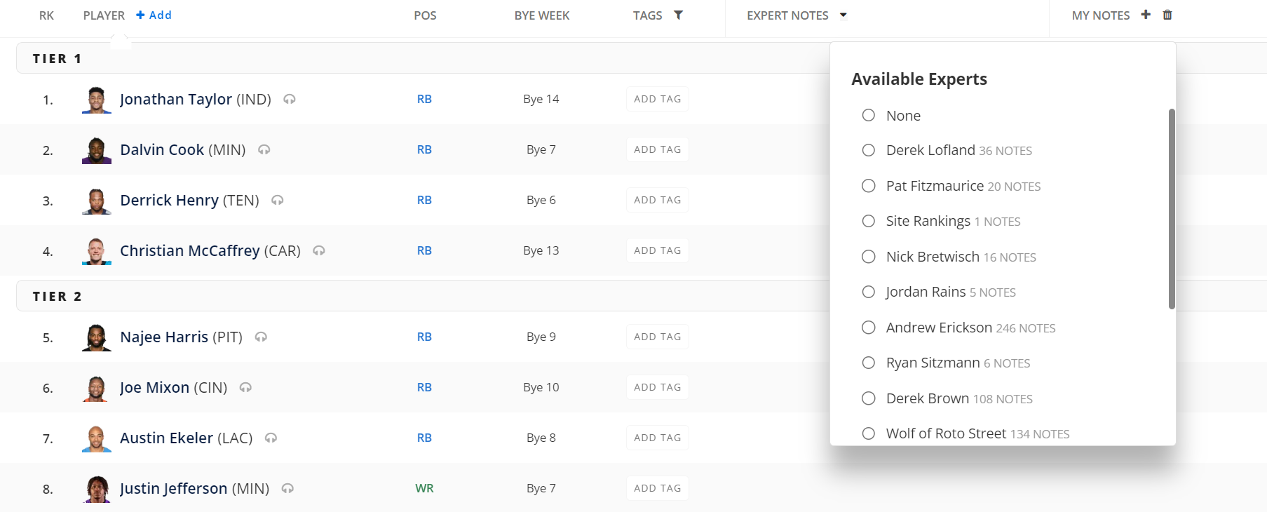 How do I download or print a custom cheat sheet? – FantasyPros