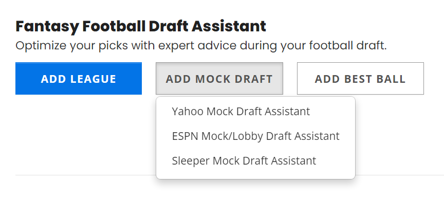 Awesome New Feature at ESPN for those who miss your draft and get